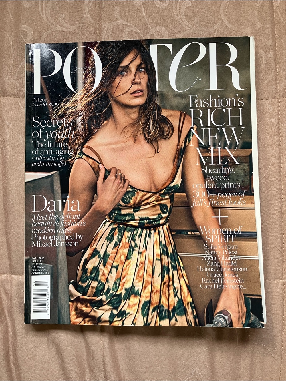 PORTER Fall 2015 Issue 10 Magazine Daria Werbowy**